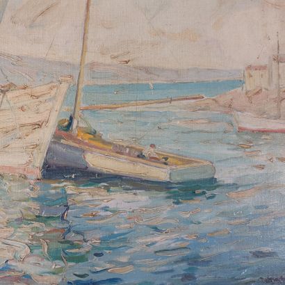 null IMPRESSIONIST SCHOOL, FIRST HALF OF THE 20th CENTURY 

Sailboats and Boats in...