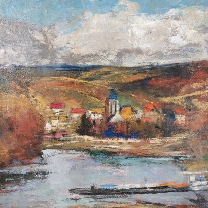 null René Charles BELLANGER (1895-1964)

Paysage au bord de l'Eure

huile sur toile...