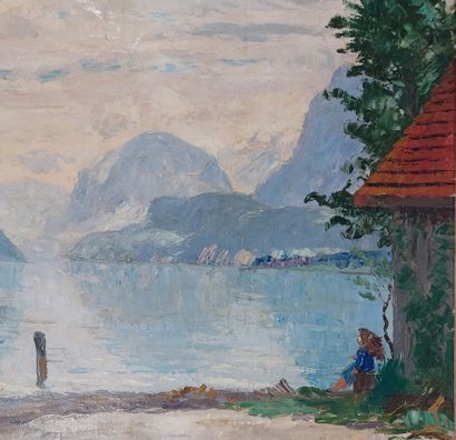 null Jehan BERJONNEAU (1890-1972)

Lake in the mountains 

oil on canvas 

signed...