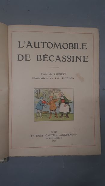 null LOT DE 13 LIVRES

- PINCHON "L'automobile de Bécassine", éd° Gautier-Languereau,...