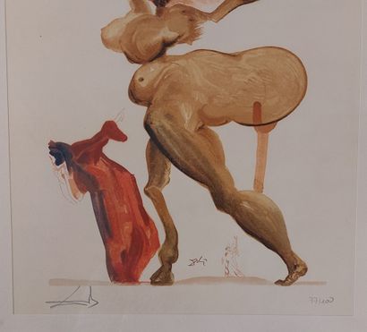 null D’après Salvador DALI (1904-1989)

Manto

Lithographie en couleur signé dans...