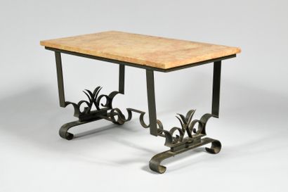  RAYMOND SUBES (1891-1970), IN THE FASHION OF A Low table with a rectangular top...