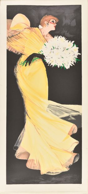 RENÉ GRUAU (1909-2004) Opera Night Lithographie...