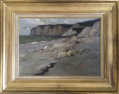 null 
Léon LAUNAY (1890-c.1956)

Seaside

Oil on canvas signed lower right

33 x...