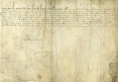 null ANCIEN REGIME. - Set of 6 pieces. Jean-Baptiste COLBERT (signed letter, 1683,...