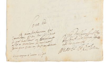 null CHEVREUSE (Marie de Rohan-Montbazon, duchesse de). Lettre autographe signée...