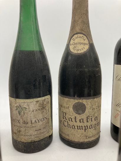 null LOT DE 9 bouteilles de vins

1 Ratafia de Champagne

2 Gevrey Chambertin 1984

1...