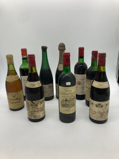 null LOT DE 9 bouteilles de vins

1 Ratafia de Champagne

2 Gevrey Chambertin 1984

1...