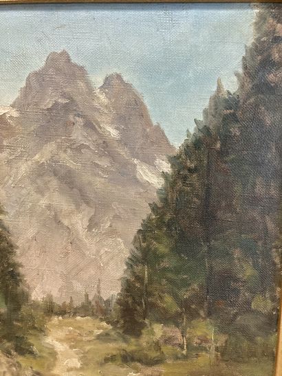 null Clément CASTELLI (1870-1959)

Paysage de montagne 

Huile sur toile 

Signé...