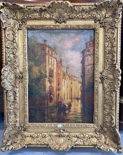 null RONCHINI

Vue de Venise 

Huile sur toile 

Signé en bas à gauche

46 x 33 ...