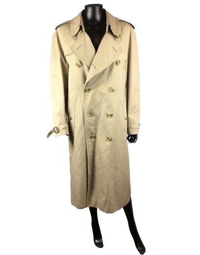 null BURBERRY Trench coat, doublure laine amovible T.M (manque ceinture, certains...