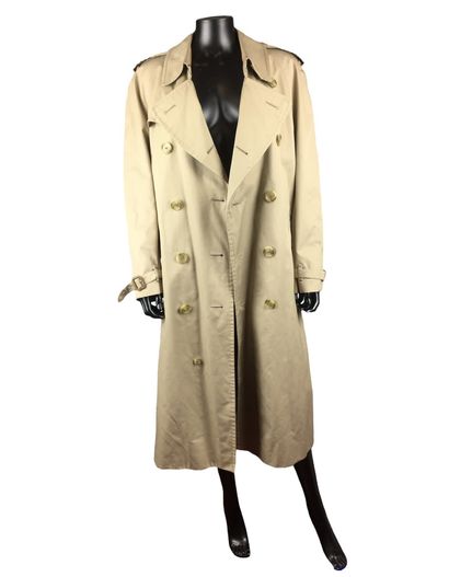 null BURBERRY Trench coat, doublure laine amovible T.M (manque ceinture, certains...