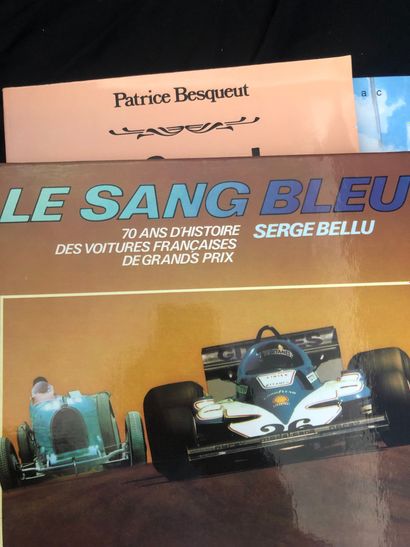 Lot de livres sur la course automobile 11-	Important lot de courses : 50 ans de Formule...