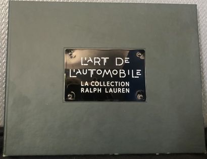 Un livre dans son coffret L'art de l'automobile, la collection Ralph Lauren Les arts...