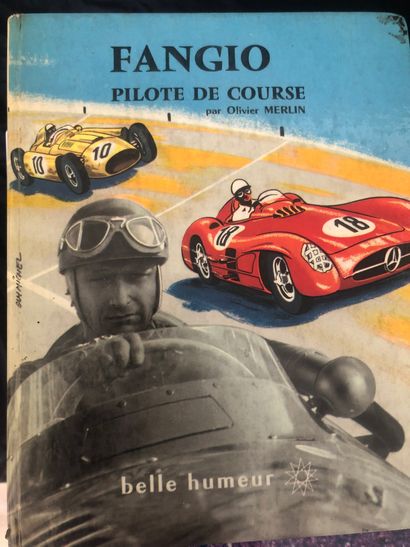 Divers ouvrages sur les pilotes automobiles Important lot de divers ouvrages sur...