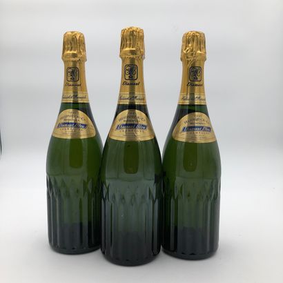 3 bottles Champagne Heidsieck & Co 1995 Diamant...