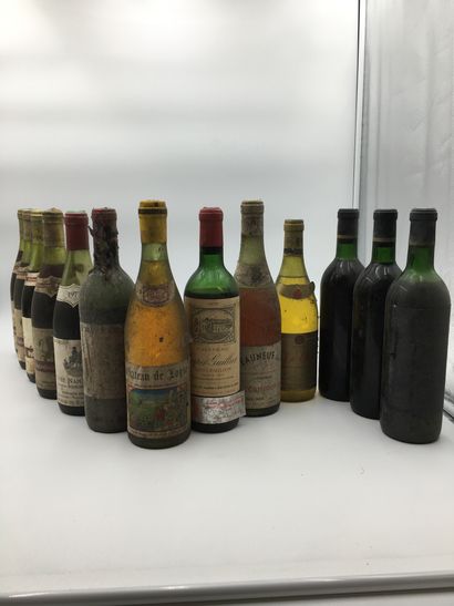 null 13 bouteilles ensemble panaché de bouteilles, régions diverses 

(sans garantie...