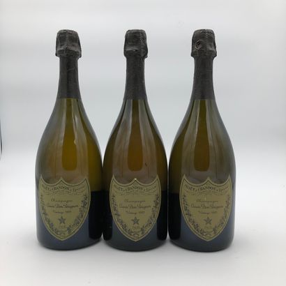 null 3 bottles Champagne Dom Perignon 1993 Vintage 

(N. low collars, E. tlg)
