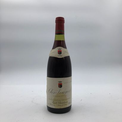 1 bouteille Clos Vougeot 1982 Emile Chandesais...