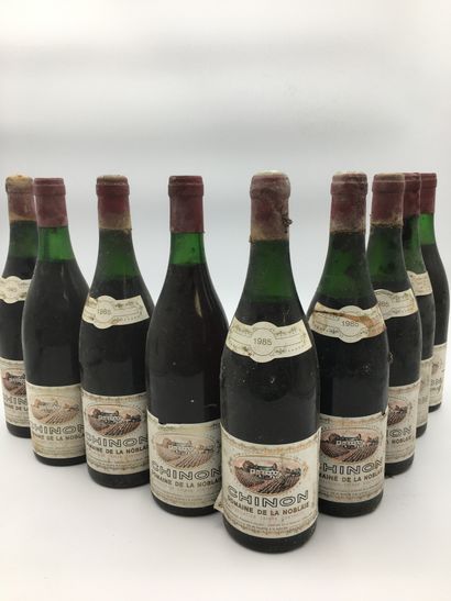 null 9 bouteilles Chinon 1985 Domaine de la Noblaie 

(sans garantie d'état, pas...
