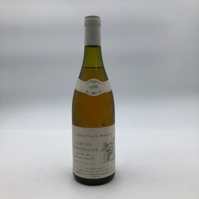 null 1 bouteille Corton Charlemagne 1988 Grand Cru Domaine Marius Delarché & fils...