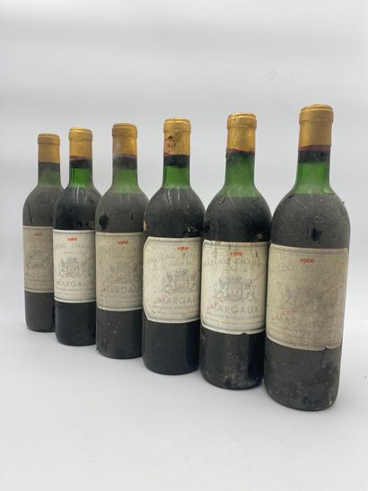 null 6 bouteilles Château Charmant 1966 Margaux 

(N. lb à he/me, E. a, tm, s, t...