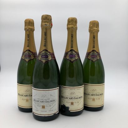 4 bottles Champagne Billecart-Salmon Brut...