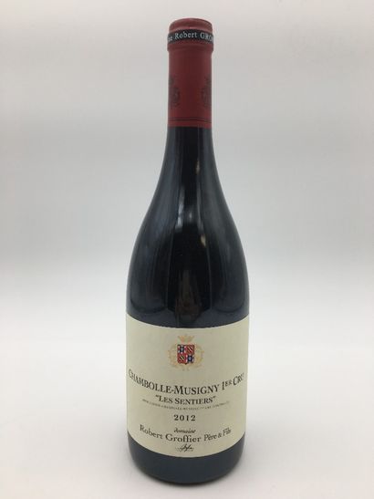 null 1 bouteille CHAMBOLLE-MUSIGNY 2012 1er Cru "Les Sentiers" Robert Groffier Père...