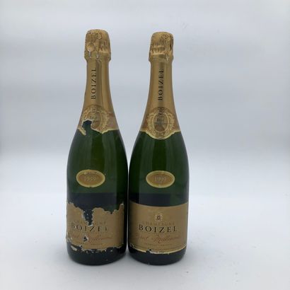 2 bouteilles Champagne Boizel 1999 Vintage...