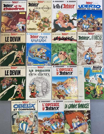 null LOT DE 15 BANDE DESSINNEES ASTERIX ET OBELIX

La plupart en éditions origin...