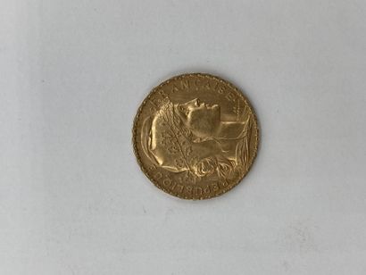 null 1 PIECE de 20 francs en or au profil de Marianne, 1909

PN : 6.45 gr
