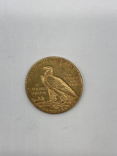 null 1 PIECE de 5 dollars en or au profil d'un Sioux, 1910

PN : 8.36 gr