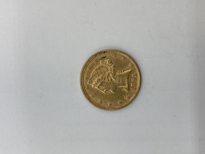 null 1 PIECE de 5 dollars en or au profil de la statue de la liberté, 1895

PN :...
