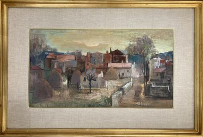 null Maurice BOUCARD (1922)

Vue de village dans l'Allier

Gouache 

Signé en bas...