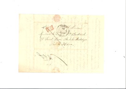 null DROUOT (Antoine). 4 letters, 3 autographed and one signed, addressed to General...