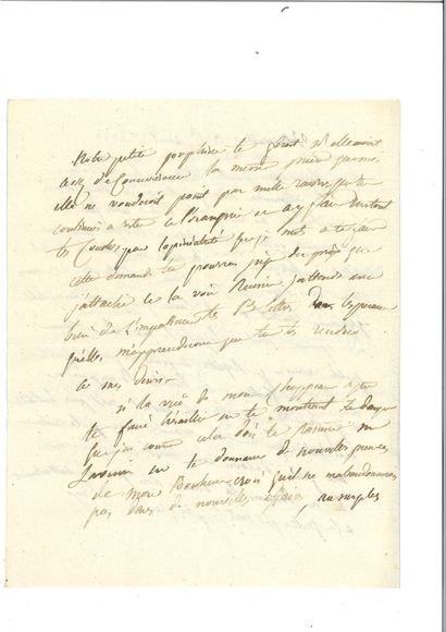  DAVOUT (Louis-Nicolas). Lettre autographe signée à son épouse Aimée Leclerc. Dietrichswald...