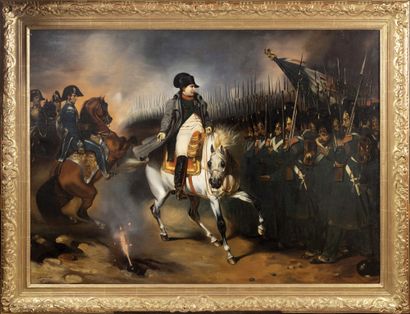 FRANÇOIS DE LANSAC (1803-1890) Napoléon à...