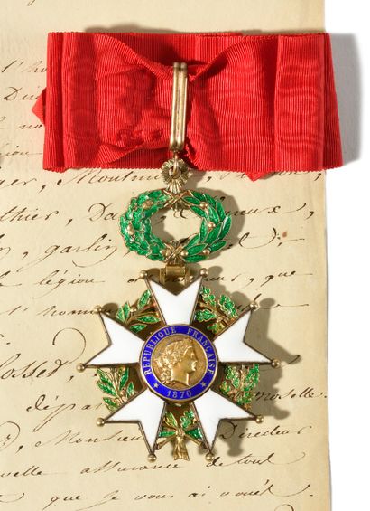 null FRANCE ORDRE DE LA LEGION D'HONNEUR Commander's star, Third Republic 1870-1940....