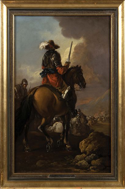 null FRANCESCO GIUSEPPE CASANOVA (LONDON 1727 - MÖDLING 1803) Polish Riders Pair...