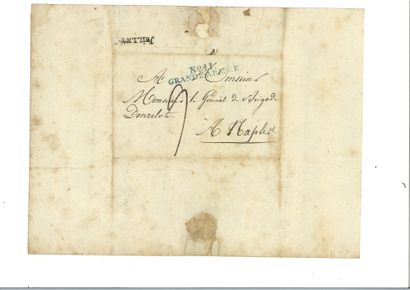  MASSÉNA (André). Lettre signée au général François-Xavier Donzelot à Naples. Praschnitz...
