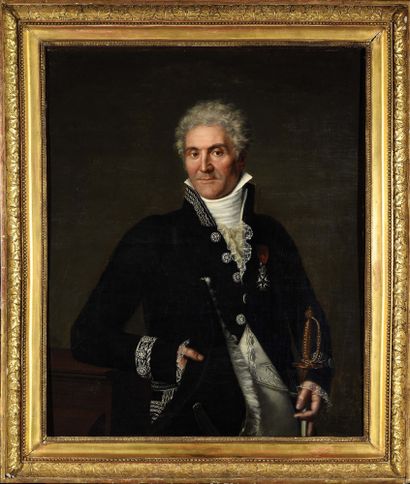  HILAIRE LEDRU (OPPY 1769 - PARIS 1840) Portrait de Philippe Merlin de Douai en habit...