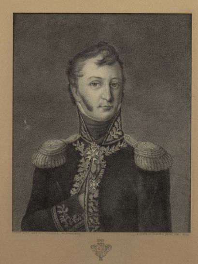null VIRGINIE DE BEURMANN(1808-1892) Le Général Jean Ernest de Beurmann (1775-1850)...