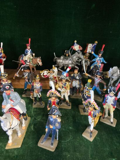 null COLLECTION DE SOLDATS DE PLOMB 

Comprennant soldats, chevaux, canons pour 60...