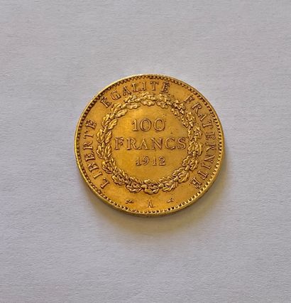 null 100 FRANCS GOLD 1912 with the Genie

Weight : 32.2 g