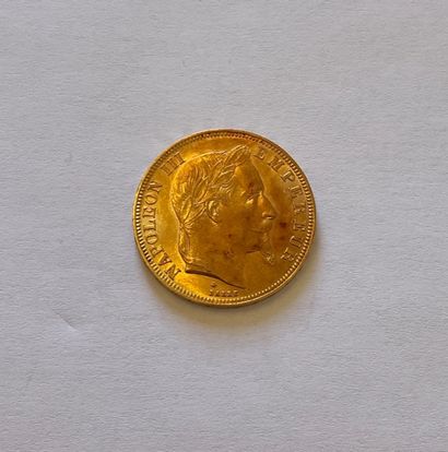 null 50 FRANCS GOLD Napoleon III head laurel 1866

Weight : 16.1 g