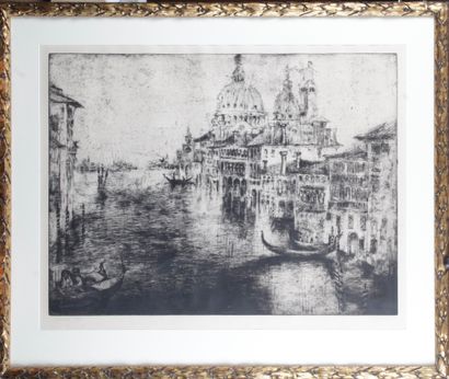  "Moishe Smith (1929 – 1993) , 
Venise, Italie , 1961 , 
Eau-forte signée , numérotée...