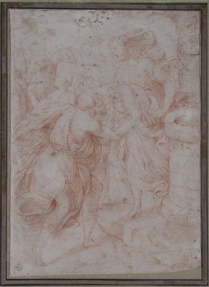 null Italian school of the XVIIth century 

Eleazir and Rebekah

Sanguine

19,8 x...
