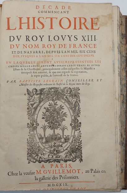 null "L'Histoire de Louis XIII" par BAPTISTE LEGRAIN 

XVIIIème (1709) 

(non collationné,...