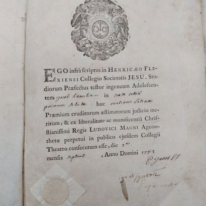 null "L'Histoire de Louis XIII" par BAPTISTE LEGRAIN 

XVIIIème (1709) 

(non collationné,...
