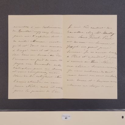 null TOULOUSE-LAUTREC (Henri de). Lettre autographe signée « Henry de T. Lautrec...